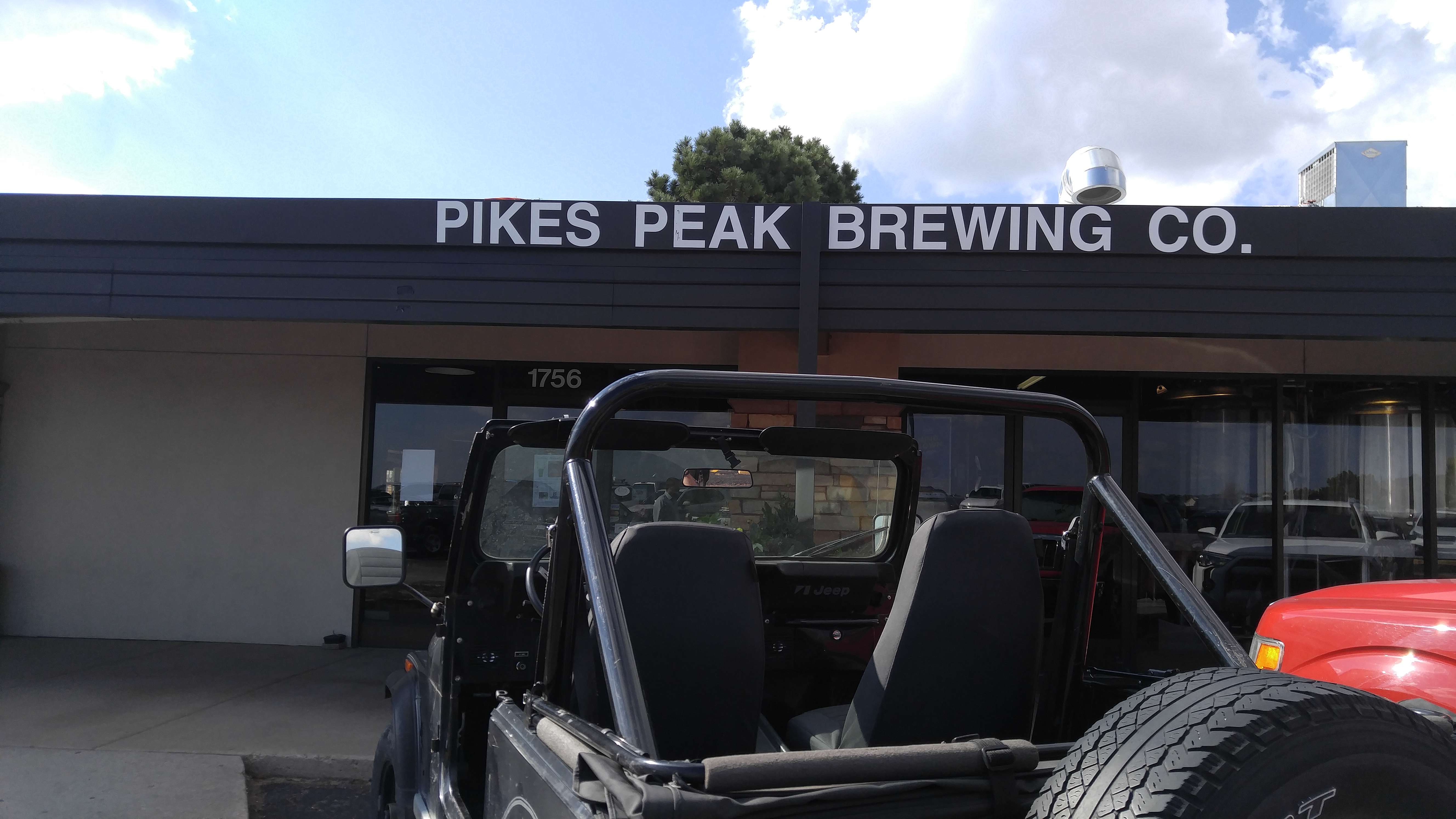 A bad picture of Pikes Peak Brewing