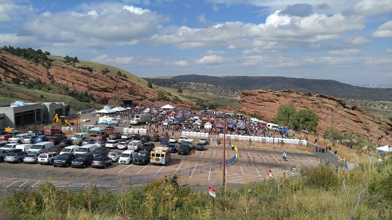 Red Rocks Beer Fest from on High