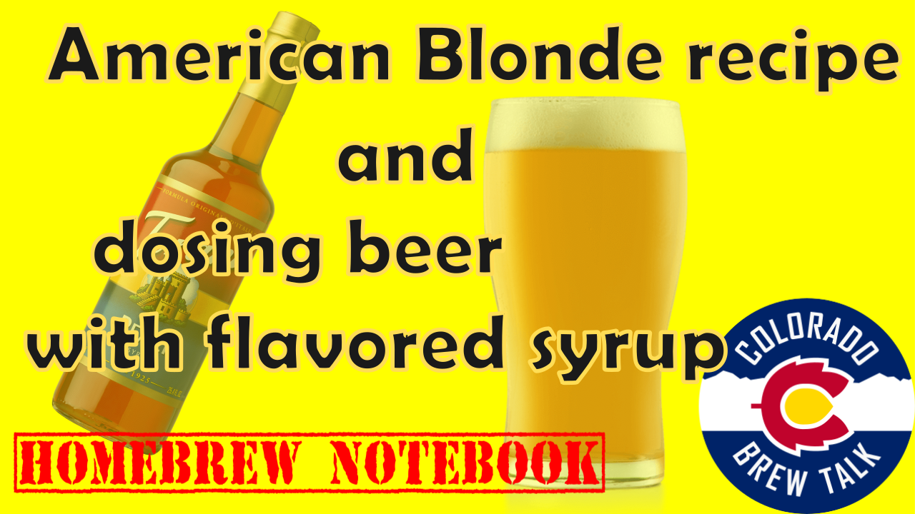 Dosing beers with fruit syrup – Hombrew Blonde Ale Recipe and Review ...