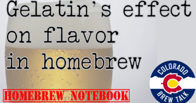 Gelatin's effect on flavor in homebrew